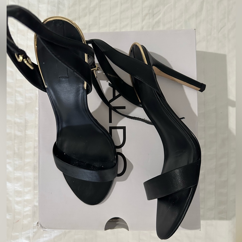 Aldo Black Heels Size 9